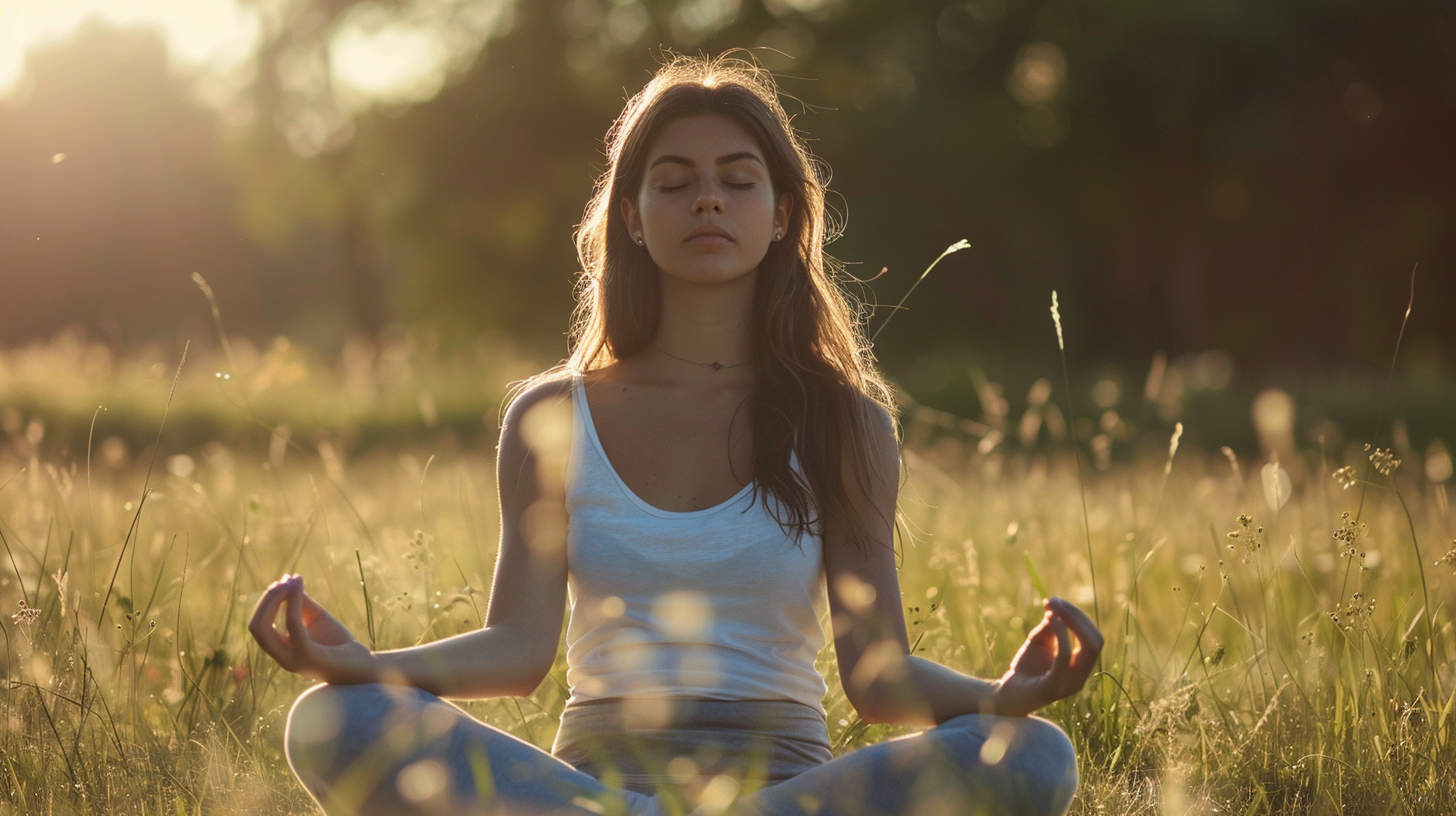 Skupina lidí různého věku praktikující jógu